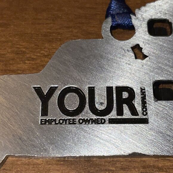 Farmers Furniture Pewter Truck Tree Picture Frame Christmas Ornament 2022 - Picture 3 of 8